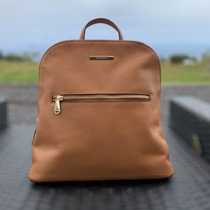 Brahmin Felicity Backpack Tan Thatcher EUC